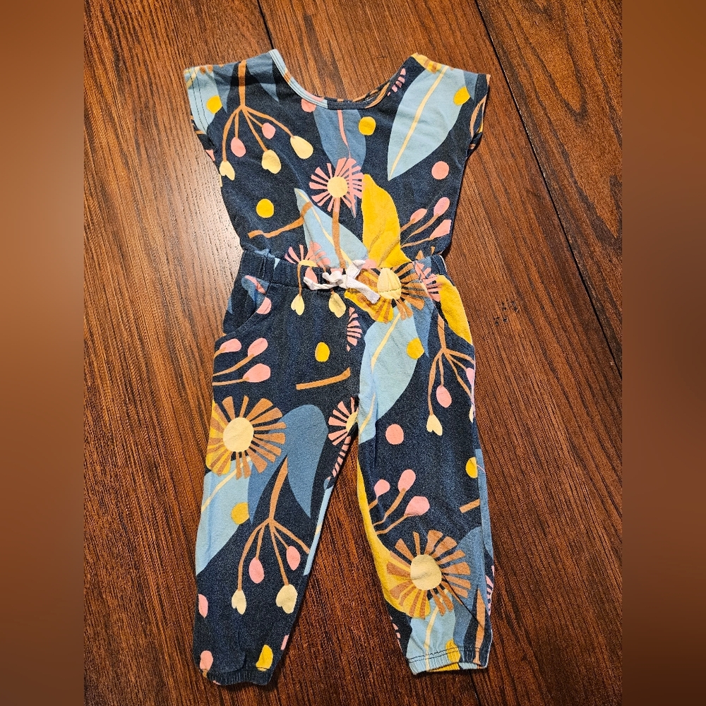 Dot Dot Smile Floral Romper